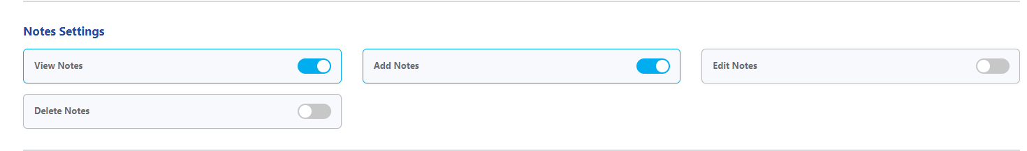 Note Setting